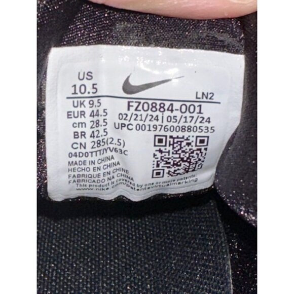 Nike Force Zoom Trout 9 Elite Men Size 10.5 Molded Baseball Cleats FZ0884-001 NW - Picture 6 of 13